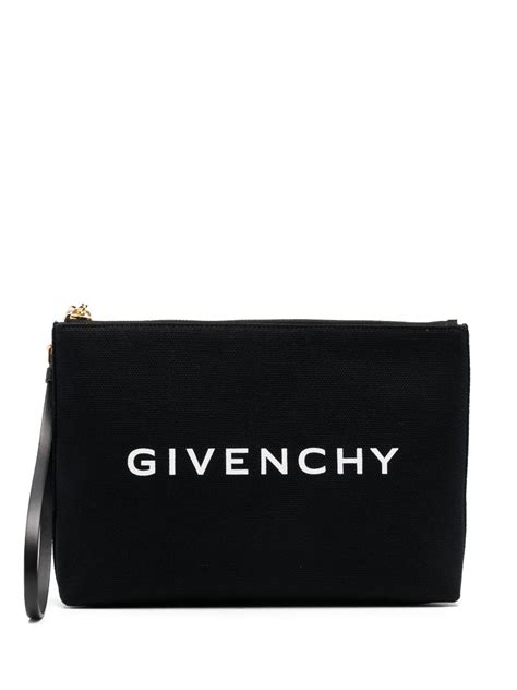 givenchy logo print clutch|givenchy handbags sale.